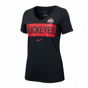 Nike Dri-Fit The Ohio State Buckeyes V-neck Tee